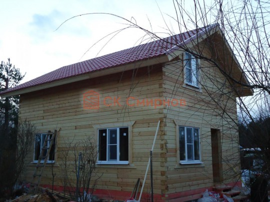 Апрель 2017 - дом из бруса №35
