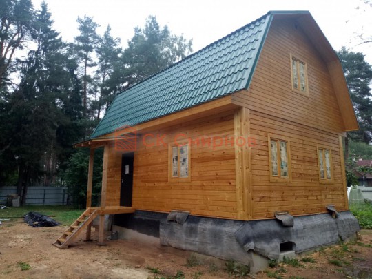 Октябрь 2018 - дом из бруса №50