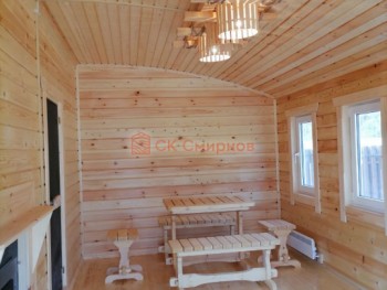Фото №56: баня из бруса 108
