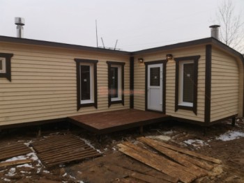 Фото №1: каркасная баня 121