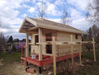 Фото №3: баня из бруса 124