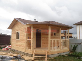 Фото №1: баня из бруса 28