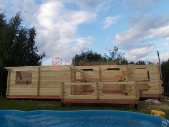 Фото №7: баня из бруса 49