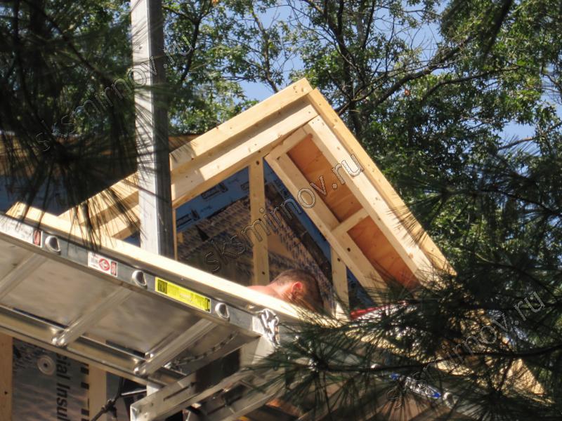 Пример двускатной крыши